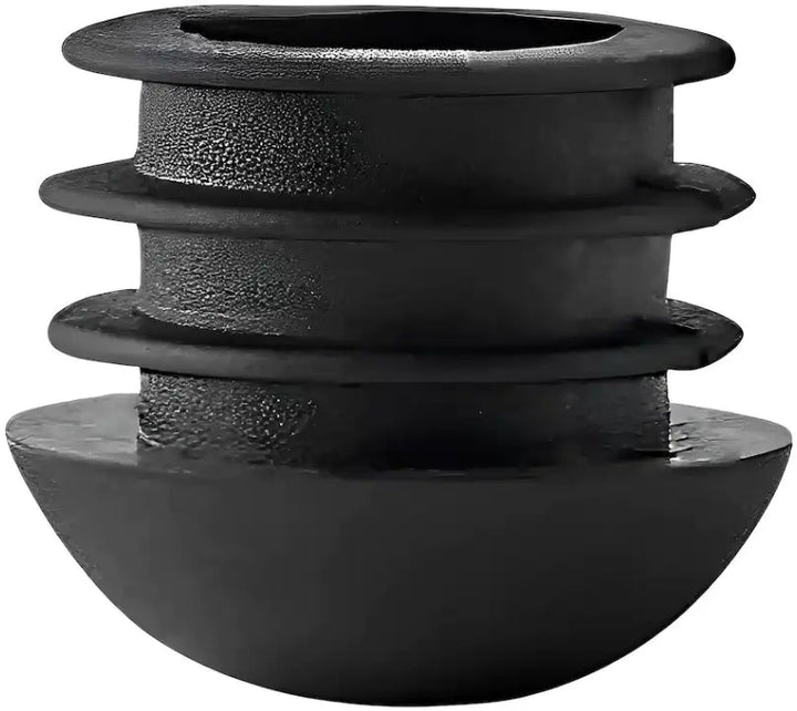 Black 7/8" Multi Gauge Chair Glide Side View