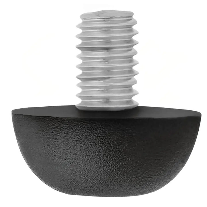 8mm x 1.25 screw-in leveling feet side view