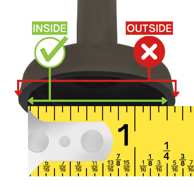 How to measure your wrought iron cups inside diameter