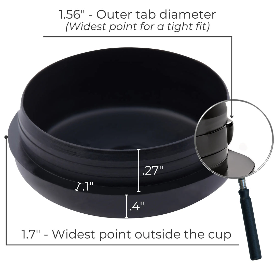 wrought iron glide measurements
